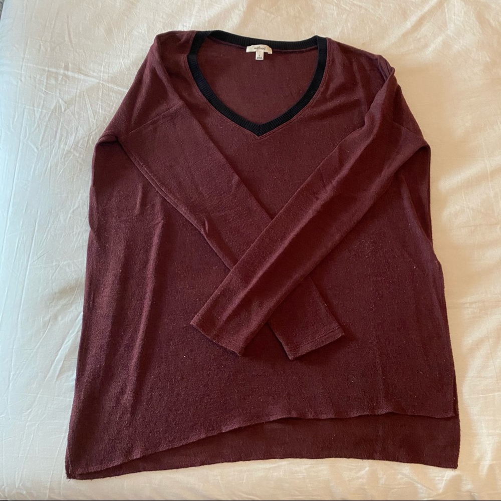 Wilfred 💕 Sherbrooke sweater (burgundy)